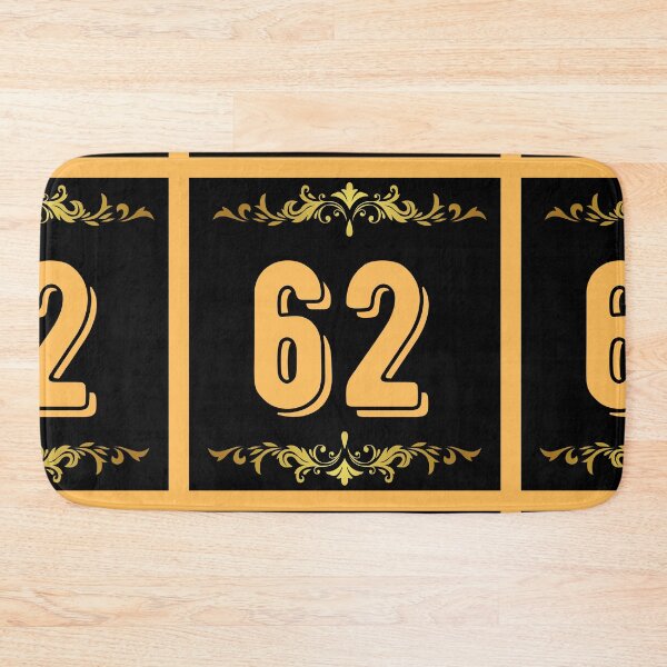 Item preview, Number 62 designed and sold by HappinessWorld.