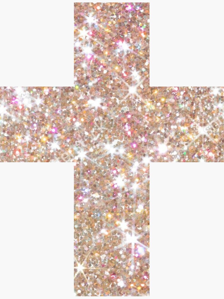 Ornate Glitter Cross Stickers, Hobby Lobby