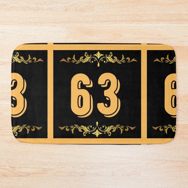 Item preview, Number 63 designed and sold by HappinessWorld.