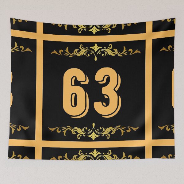 Item preview, Number 63 designed and sold by HappinessWorld.