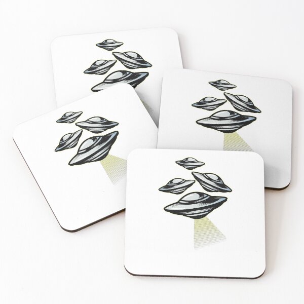 Item preview, Fleet of Spaceships designed and sold by RedsStickerShop.