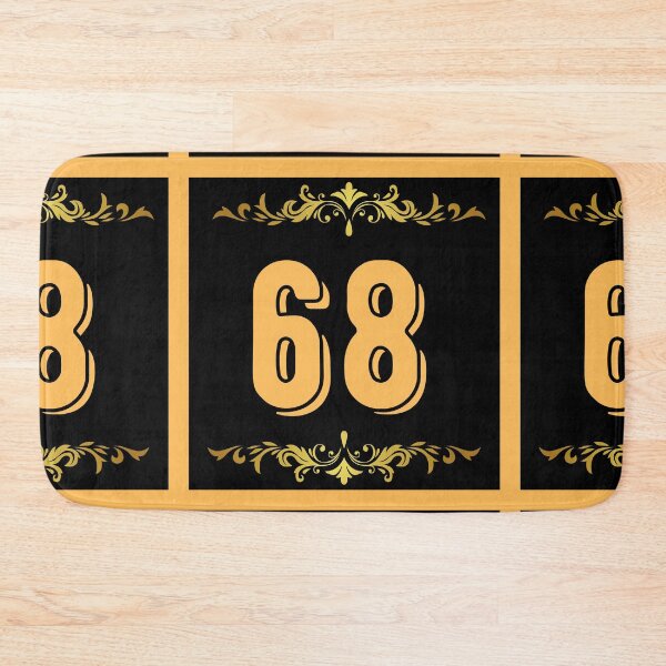 Item preview, Number 68 designed and sold by HappinessWorld.