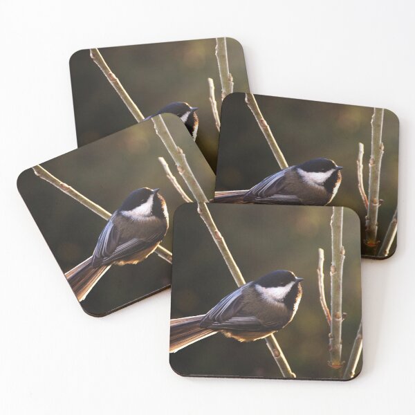 Item preview, Sunset Chickadee on Branch designed and sold by BlueNorth.