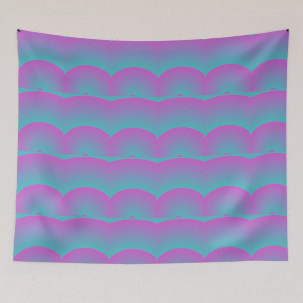 Item preview, Purple and Aqua Blue Cycles designed and sold by KDStout.