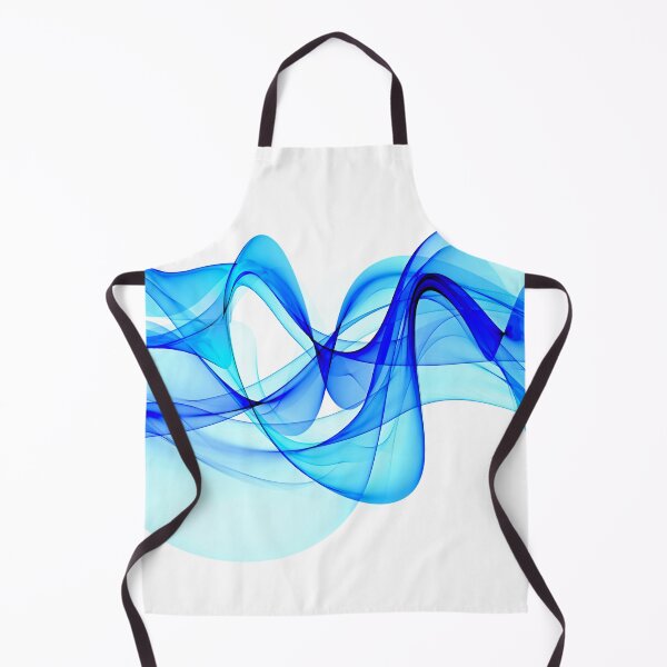 Item preview, abstract blue twisted frozen energy waves designed and sold by Orderposter.