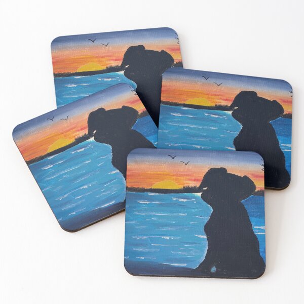 Item preview, Dog Watching the Sunset designed and sold by Mary Grace Lynch.