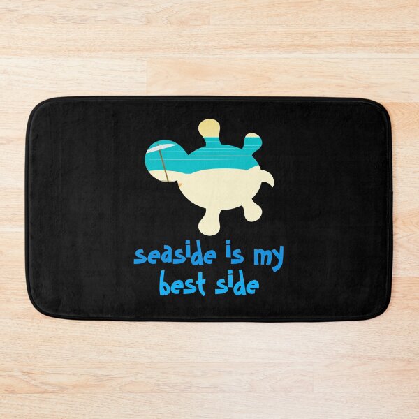 Item preview, seaside is my best side.seaside. turtle designed and sold by doctors-apparel.