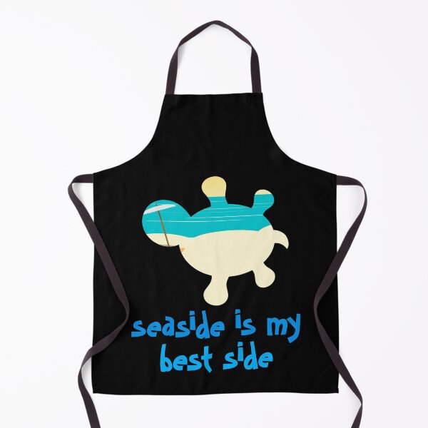 Item preview, seaside is my best side.seaside. turtle designed and sold by doctors-apparel.