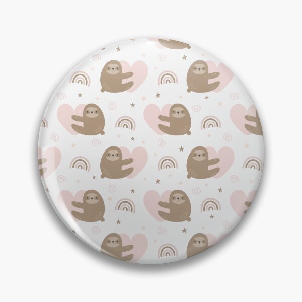 Item preview, Cute Sloths and Hearts designed and sold by della95.