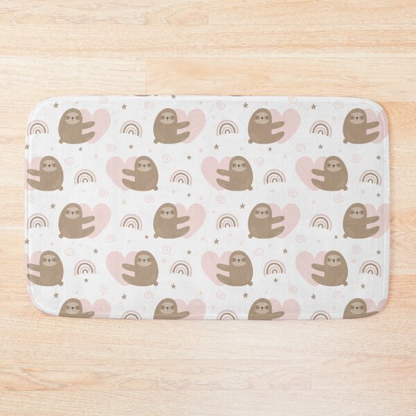 Item preview, Cute Sloths and Hearts designed and sold by della95.