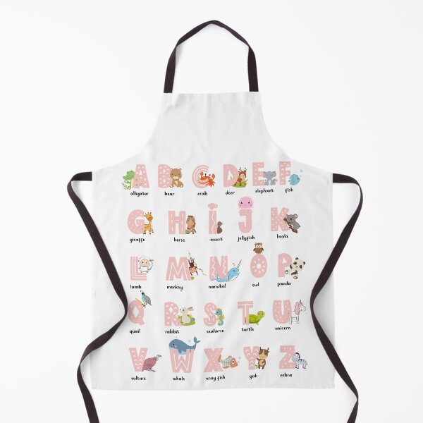Item preview, alphabet animals poster for kids designed and sold by Nicz Design Studio.