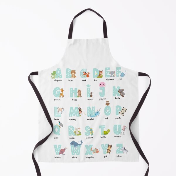 Item preview, alphabet animals poster for kids designed and sold by Nicz Design Studio.