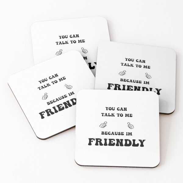 Item preview, talk to me i'm friendly designed and sold by AgapeStreetwear.