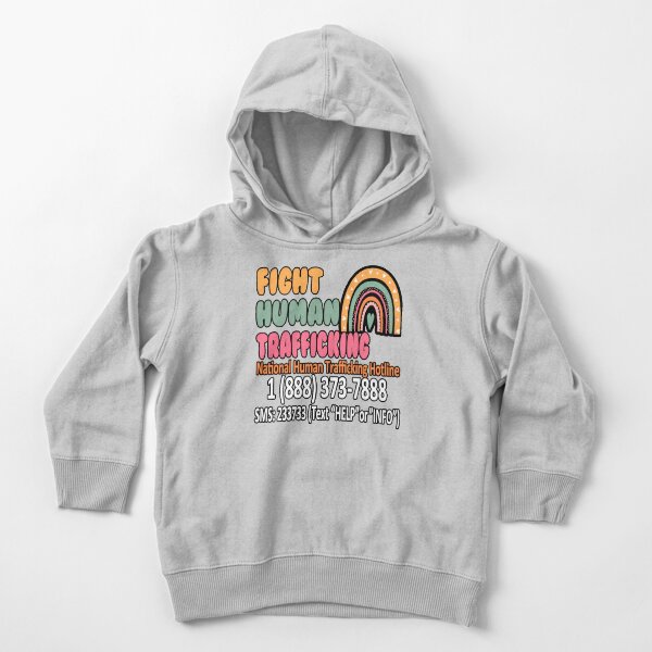 End Human Trafficking U.S. Hotline Toddler Pullover Hoodie