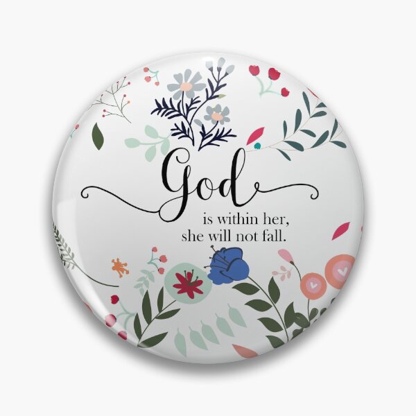 Item preview, God is within her, she will not fall designed and sold by della95.