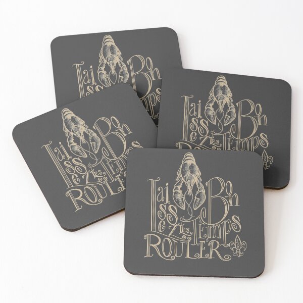 Item preview, Laissez Les Bon Temps Rouler Crawfish Fleur De Lis Let the Good Times Roll designed and sold by UglyPelican.