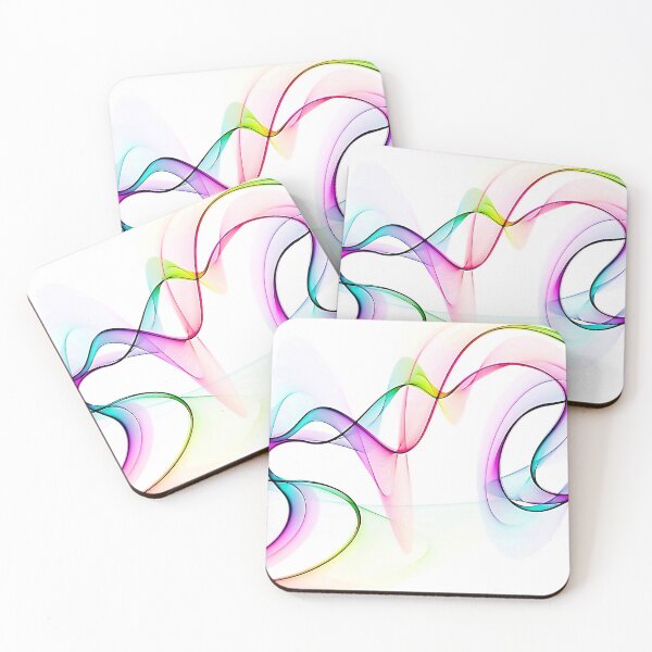 Item preview, abstract colorful fun ribbons designed and sold by Orderposter.