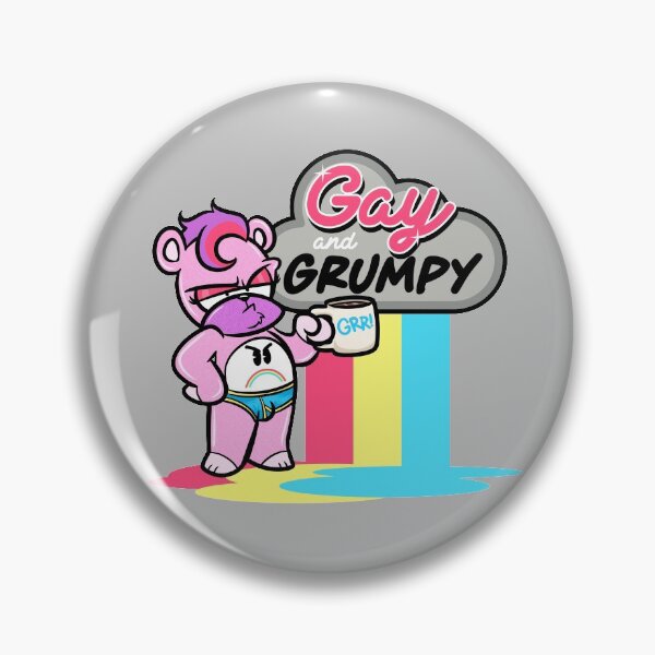 Item preview, gay and grumpy designed and sold by beefcakeboss.