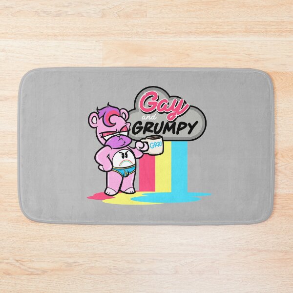 Item preview, gay and grumpy designed and sold by beefcakeboss.