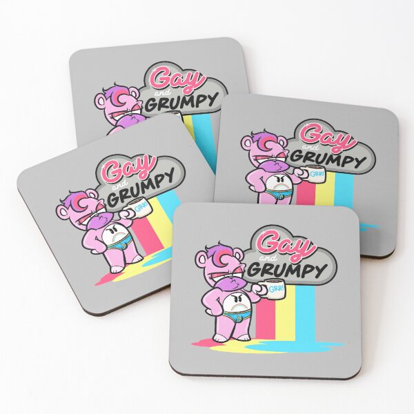Item preview, gay and grumpy designed and sold by beefcakeboss.