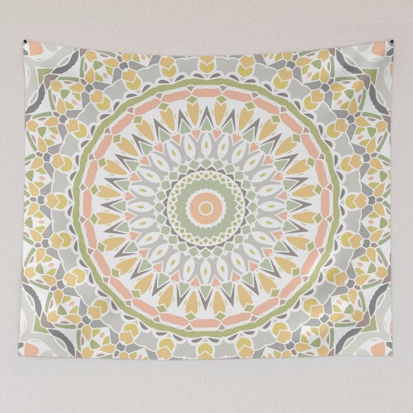 Item preview, Spring Flower Mandala designed and sold by Kelly Dietrich Mandala & Fractal Art.
