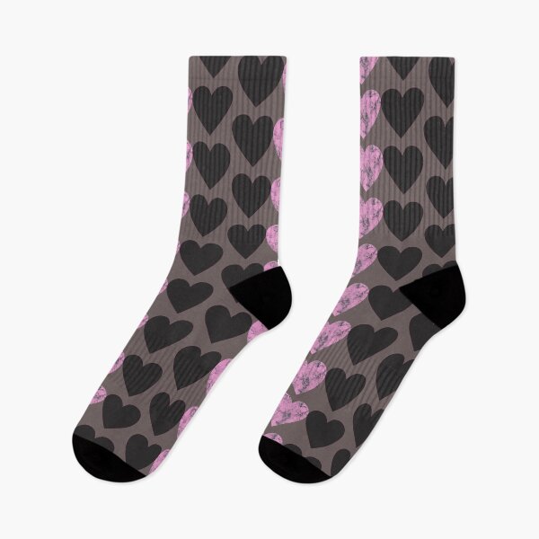 Item preview, Just Black and Pink Marble Hearts designed and sold by KDStout.