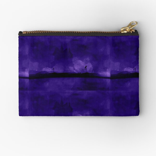 'Haunted' - Purple Zipper Pouch