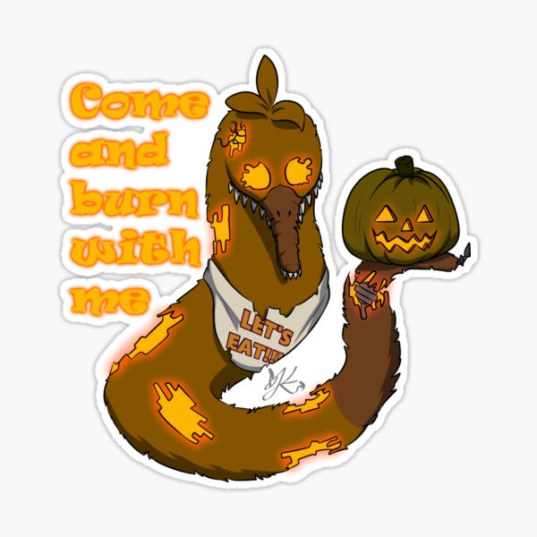 Funtime Chica Transparent Sticker for Sale by dongoverlord