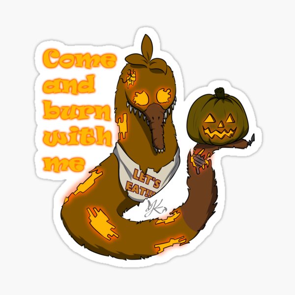 Five Nights At Freddy S Jack O Chica Sticker For Sale By Marie Aries Redbubble