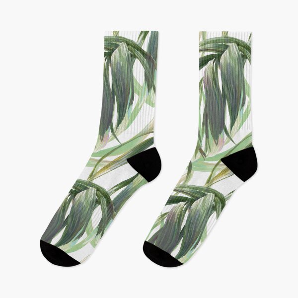 Item preview, Watercolor Tropical Vintage Greenery Palm Leaves designed and sold by Laura Lise Wong.