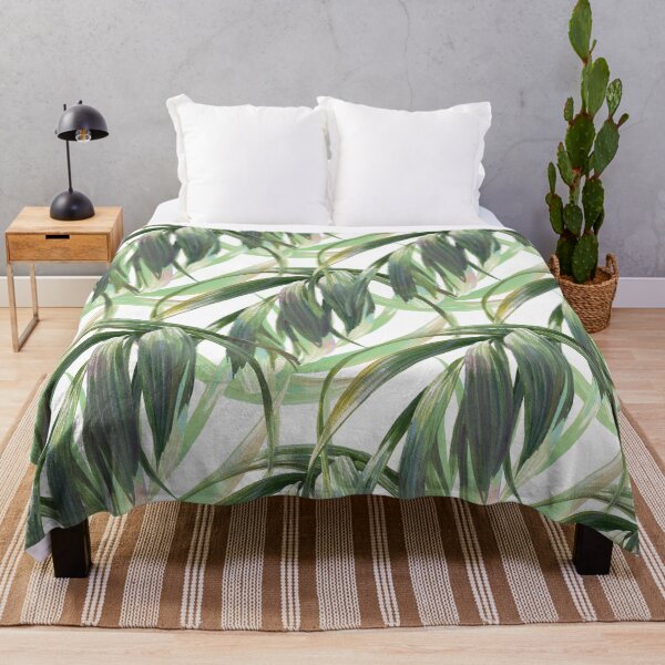 Item preview, Watercolor Tropical Vintage Greenery Palm Leaves designed and sold by Laura Lise Wong.