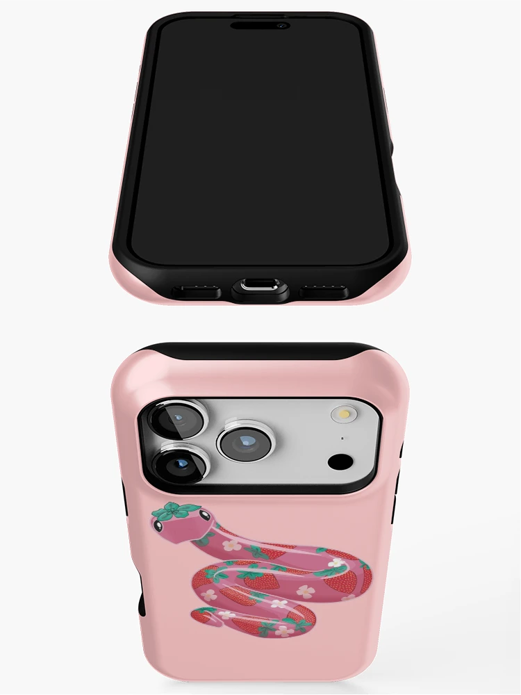 Thumbnail 3 of 4, iPhone Case, Strawberry Nope Rope designed and sold by NeonTesla.