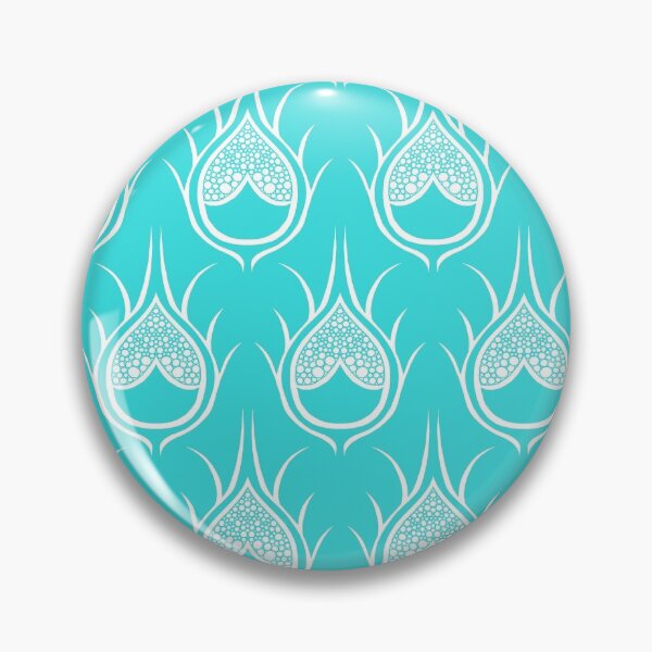 Item preview, Thistle on turquoise designed and sold by bunyipdesigns.