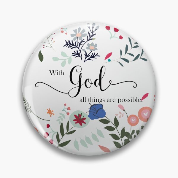 Item preview, With God all things are possible designed and sold by della95.