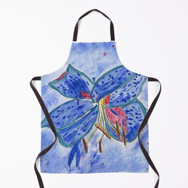 Item preview, Abstract Lilie Watercolor Painting  designed and sold by Eugenia Alvarez.
