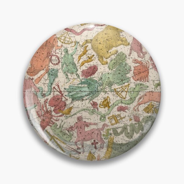 Item preview, Starry Hemisphere Rams: Constellations map in 1801  designed and sold by ganje.
