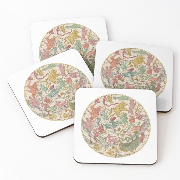 Item preview, Starry Hemisphere Rams: Constellations map in 1801  designed and sold by ganje.