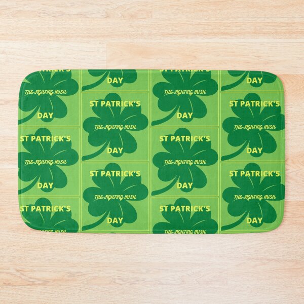 Item preview, The Fighting Irish St Patrick's Day Green Clover Design designed and sold by TheHappyK.