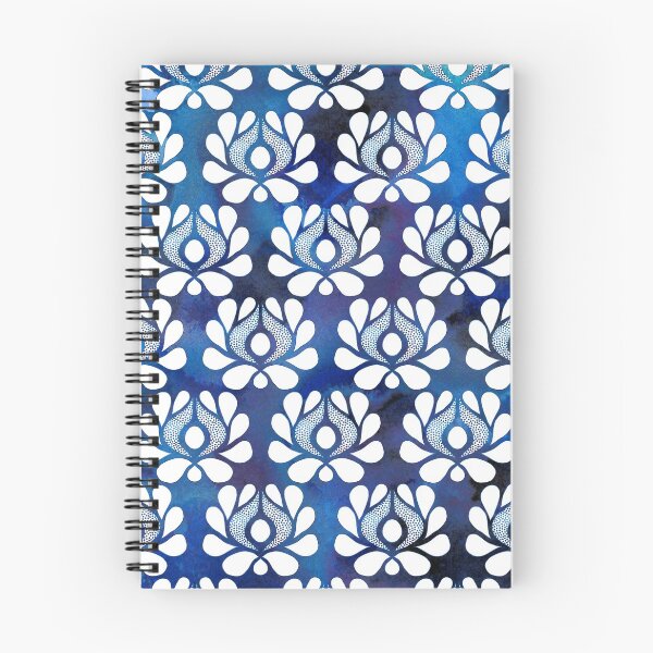 Item preview, Waratah repeat on blue watercolour designed and sold by bunyipdesigns.