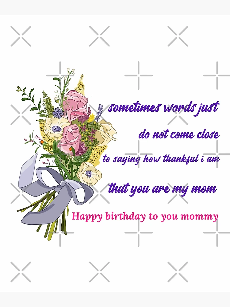 Happy Birthday Mom. What else could I have written about as…