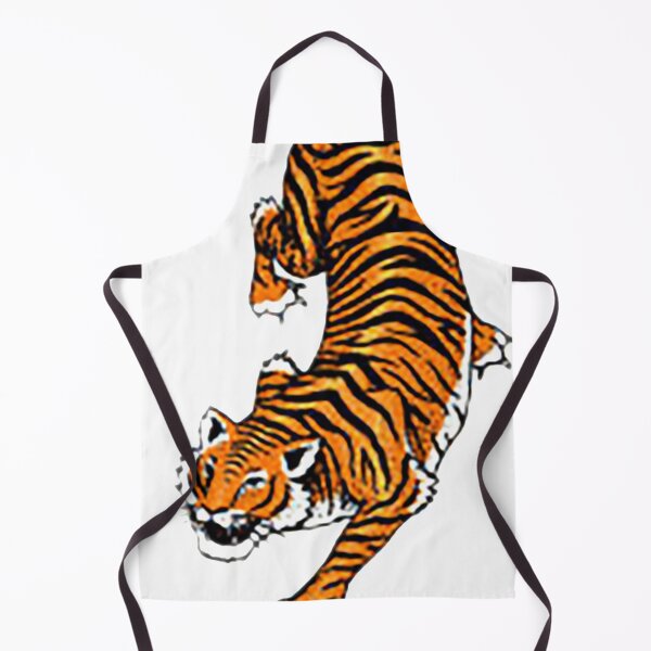 Item preview, Tiger about to pounce illustration designed and sold by Nostrathomas66.