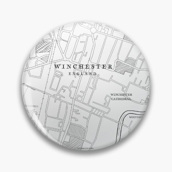 Item preview, Winchester England Map Illustration designed and sold by emmalouvideos.