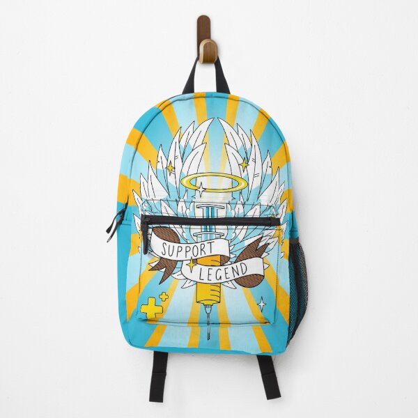 Item preview, Support Legend Gamer Yellow Blue Syringe Wings designed and sold by JessicaAmber.