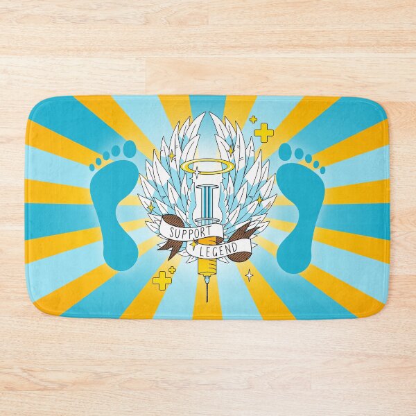 Item preview, Support Legend Gamer Yellow Blue Syringe Wings designed and sold by JessicaAmber.