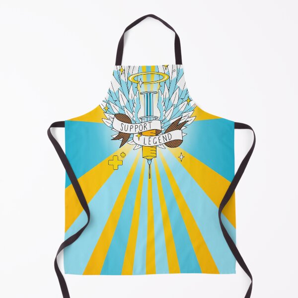 Item preview, Support Legend Gamer Yellow Blue Syringe Wings designed and sold by JessicaAmber.