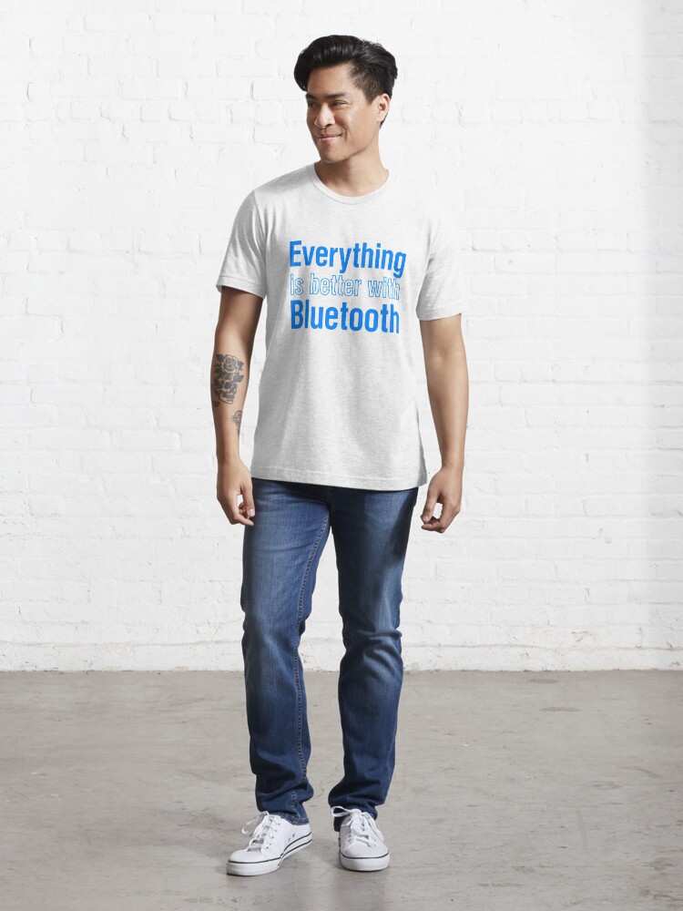 Thumbnail 5 von 7, Essential T-Shirt, Bluetooth designt und verkauft von dynamitfrosch.