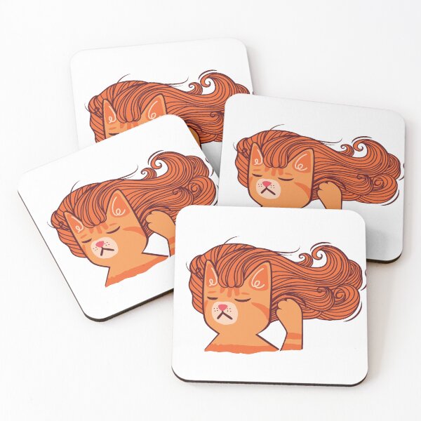 Item preview, Gato pelirrojo con pelo largo designed and sold by SusanaDesigns.