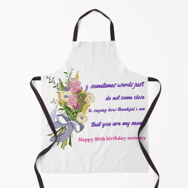 Item preview, 90th, ninety, happy birthday to you, unique birthday wishes, mom, mum, mommy, mother, her, super mom designed and sold by helkav.