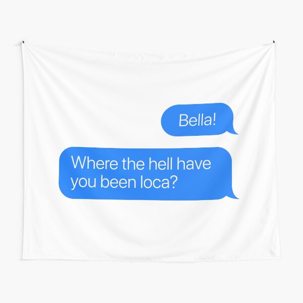 Pretty! Where the hell have you been crazy? Tapestry