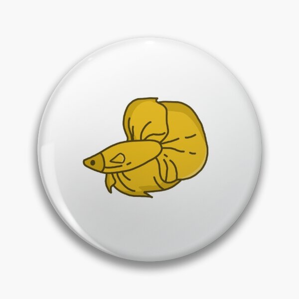 Item preview, yellow betta fish designed and sold by shopsanguine.